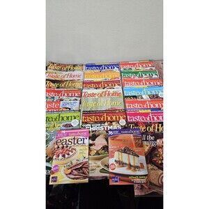 Lot of 21 TASTE OF HOME COOKING Magazines Assortment 2016-2022